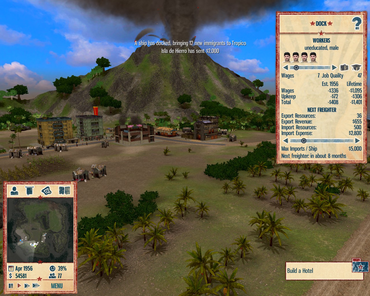 To be fair, that volcano might improve things around this dump.